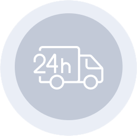 On-time, 24-hour Shipping Domestically With Our Autoship Program.
