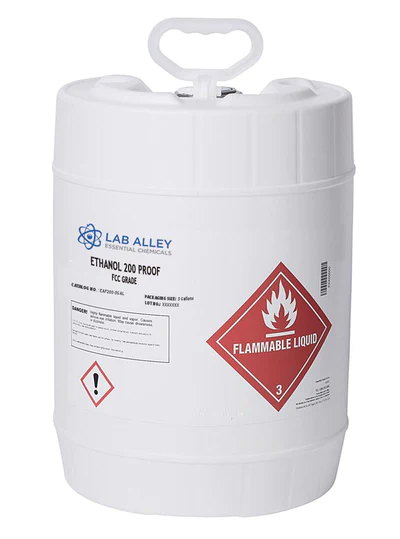 Buy Lab Alley brand 200 Proof Food Grade Ethanol in 5
gallon containers.