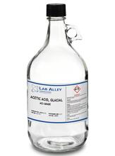 Compre ACS reactivo grado ácido acético glacial (99.7%) en una botella de vidrio de 2.5 litros (84.5 onzas) por $ 140