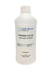 Compre ácido fosfórico al 35% (p / p), fórmula química H3PO4, líquido transparente incoloro